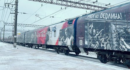 Вагоностроители встретили «Поезд Победы»